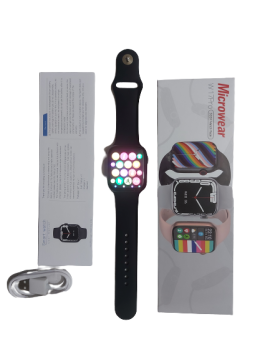 Microwear W17 Pro Smartwatch Wireless Charger Calling Waterproof - NEW