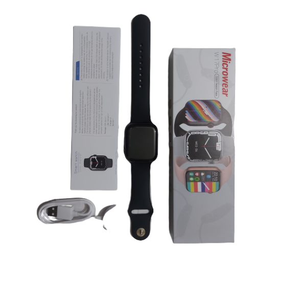 Microwear W17 Pro Smartwatch Wireless Charger Calling Waterproof - NEW Microwear W17 Pro Smartwatch Wireless Charger Calling Waterproof - NEW