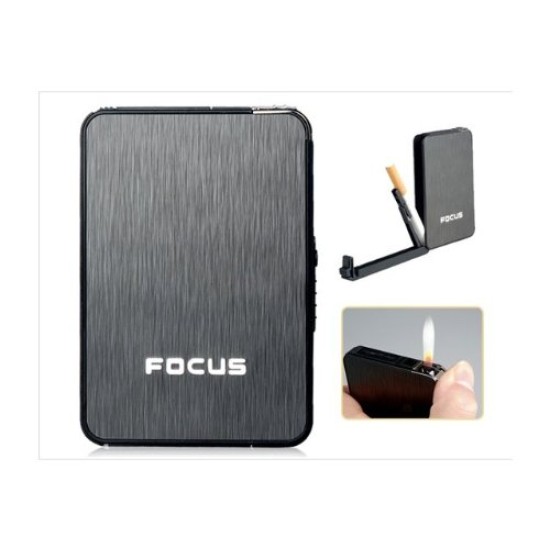 Focus JD-YH003 Cigarette Case With Lighter 