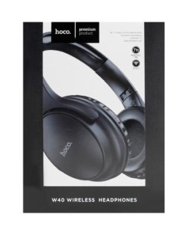 Hoco W40 Wireless Bluetooth Headphone TF Card - Original - Black