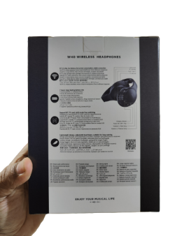 Hoco W40 Wireless Bluetooth Headphone TF Card - Original - Black