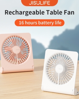 Jisulife FA28 Desk Fan 4500mAh Battery Rechargeable
