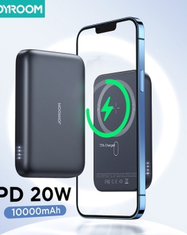 JOYROOM JR-W020 Magnetic Wireless Charging 20W 10000mAh Power Bank- Black