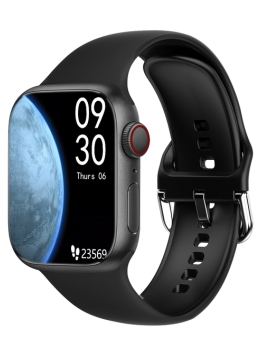 Keqiwear WS88 Smartwatch 1.96 inch Full Display Waterproof Calling Option Series 8 - Black