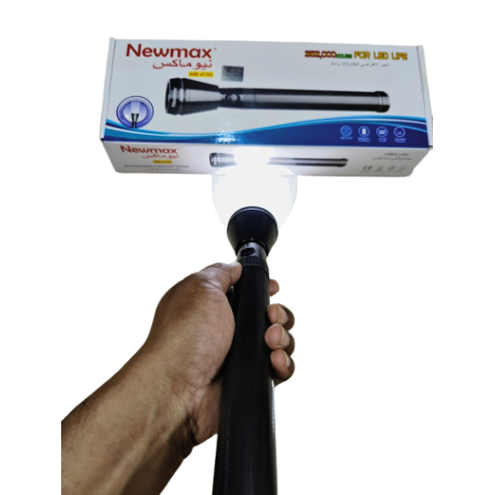 Newmax NM 4795 Rechargeable FlashLight 6000mAh Battery With Warranty