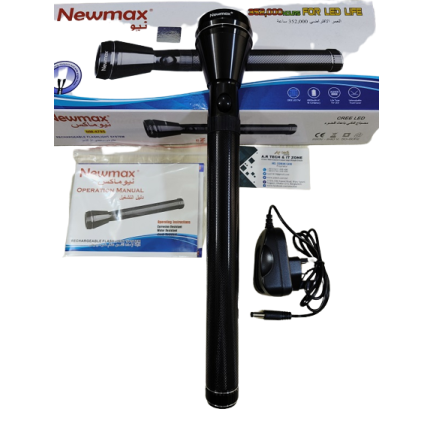 Newmax NM 4795 Rechargeable FlashLight 6000mAh Battery With Warranty