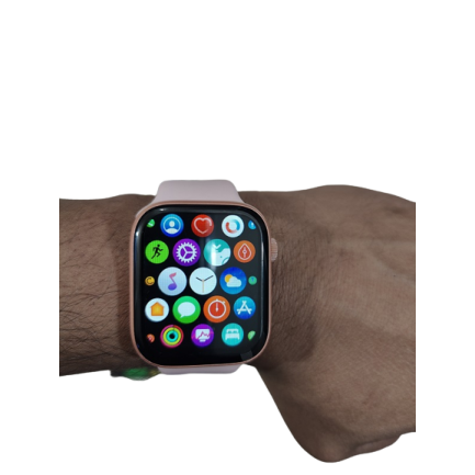 T800 Pro Max Smartwatch 1.99 Display Watch 8 Wireless Charger Calling - Gold