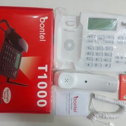 Bontel T1000 Dual Sim Land Phone Auto Call Record With Warranty
