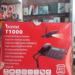 Bontel T1000 Dual Sim Land Phone Auto Call Record With Warranty