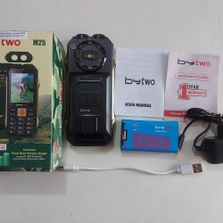Bytwo M25 Dual Sim Power Bank Phone 5200mAh Battery