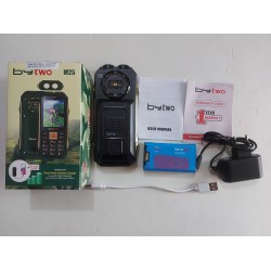 Bytwo M25 Dual Sim Power Bank Phone 5200mAh Battery Bytwo M25 Dual Sim Power Bank Phone 5200mAh Battery