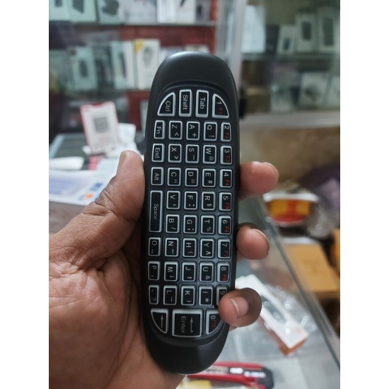 C130 Fly Air Mouse With Keyboard Rechargeable Back Light