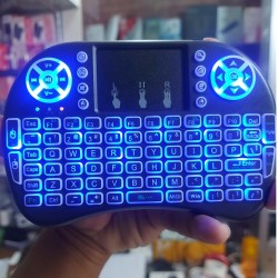 Mini Wireless Keyboard Rechargeable with Touchpad backlit