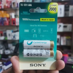 Sony AA 2000mAh Rechargeable Battery -2pc - Original