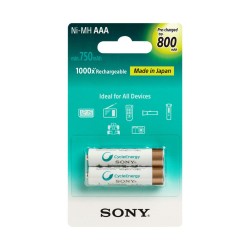 Sony AAA 800mAh Rechargeable Battery -2pc - Original