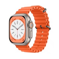 T800 Ultra Smartwatch 1.99 Inch IP67 Waterproof Wireless Charging Series 8 - Orange