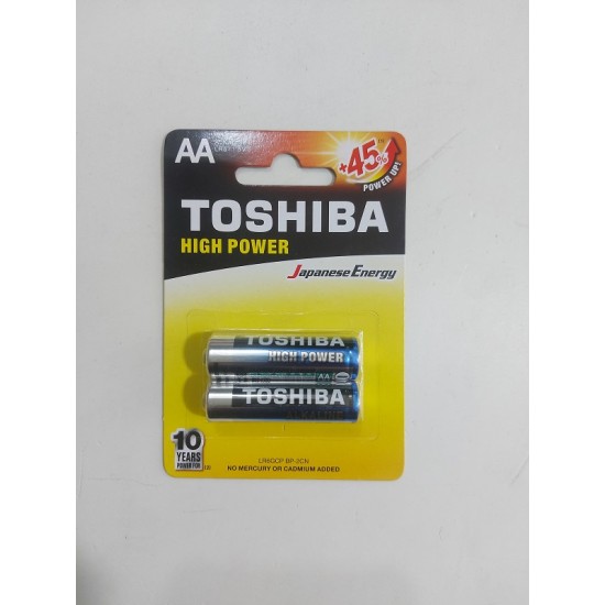 Toshiba AA Alkaline Battery 2PC - Original