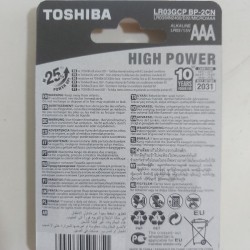 Toshiba AAA Alkaline Battery 2PC - Original