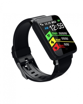 F1 Smart Watch Color Touch Screen Black