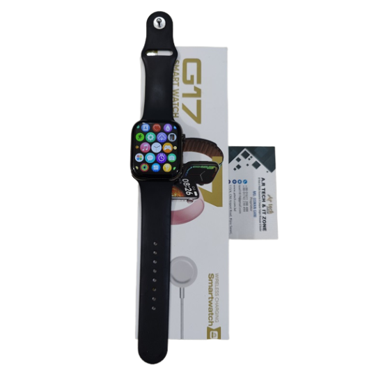G17 Smartwatch 1.93 Full Display Watch 45MM Wireless Charger Calling Option - Series 7
