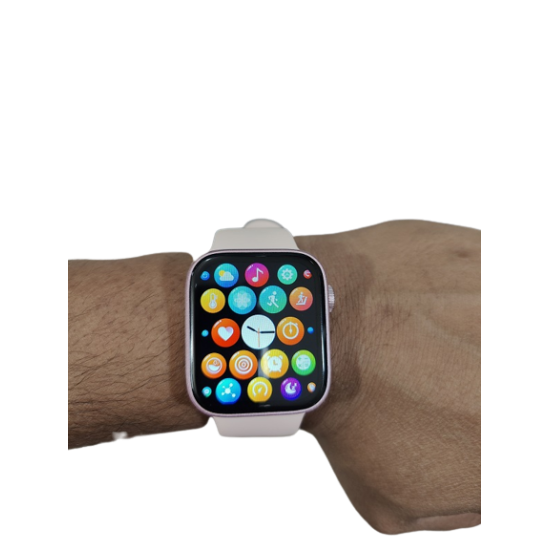 HW8 Max Smartwatch 1.99 Full Display Watch 45MM Wireless Charger Pink Series 8 HW8 Max Smartwatch 1.99 Full Display Watch 45MM Wireless Charger Pink Series 8