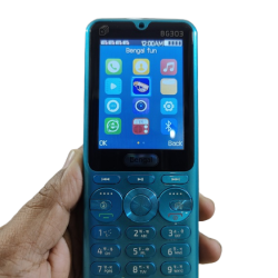 Bengal BG 303 Dj Java Supported 4 SIM Standby 4500mAh Power Bank Phone - Blue