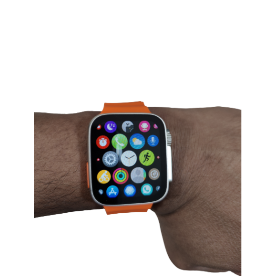 KD99 Ultra Smartwatch 1.99 Inch Waterproof Wireless Charging Series 8 - Orange