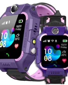 AR17 Kids GPS LBS Smart Watch Sim Supported Anti-loss Device - Pink