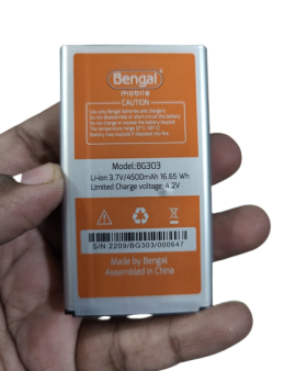 Bengali BG 303 Dj Java Supported 4 SIM Standby 4500mAh Power Bank Phone - gold