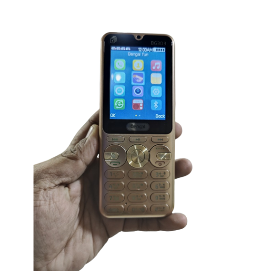 MEZ SLIM 3 Super Slim Metal Phone With Warranty - Gold