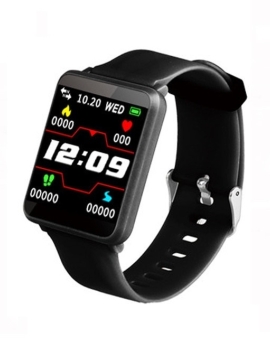 F1 Smart Watch Color Touch Screen Black