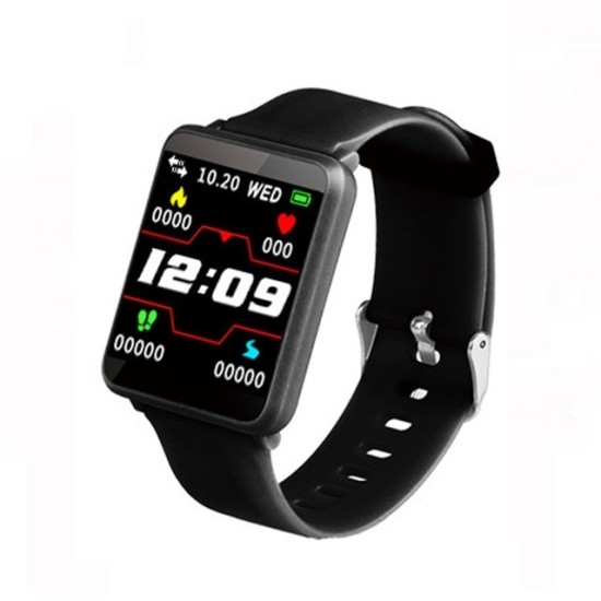 F1 Smart Watch Color Touch Screen Black