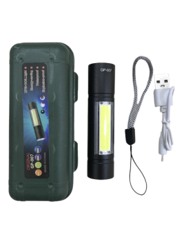 GF007 LED Flashlight COB Rechargeable Mini Flashlight
