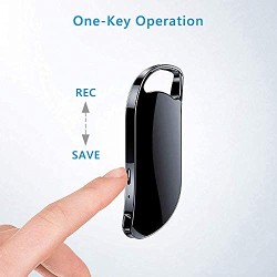 Keychain Voice Recorder 32GB Metal Body