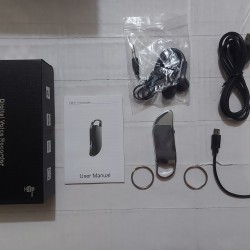 Keychain Voice Recorder 32GB Metal Body