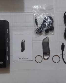 Keychain Voice Recorder 32GB Metal Body