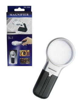 Magnify Glass 3X Zoom With Light