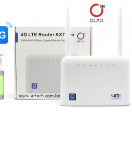 OLAX AX7 PRO 4G LTE Sim Router With Battery 5000mAh Ethernet Port 4
