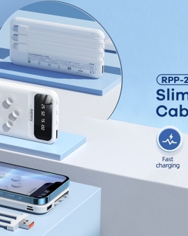 Remax RPP-27 Power Bank 10000mAh With 3 Cable