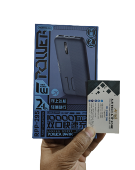 REMAX RPP295 LANDON SERIES 10000mAh Power Bank Fast Charging -Original - Black