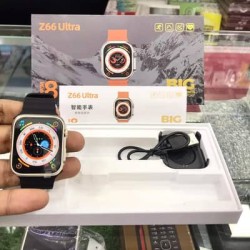 Z66 Ultra Watch 8 Smartwatch 1.93 inch Calling Wireless Charging Series 8- Black