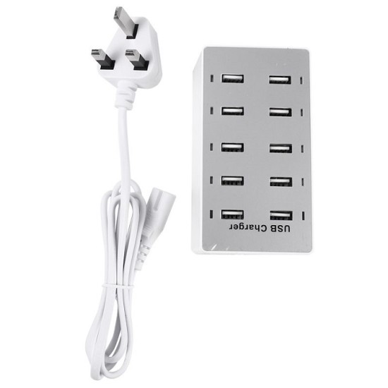 10 Port USB Desktop Charger 60W With indicator  