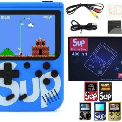 Sup 400 in 2 Game Player With Extra Controller Red