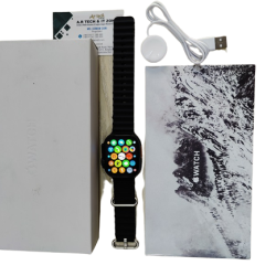 A.pple Watch 8 Ultra A2859 Smartwatch Clone With Apple Logo Strip