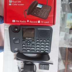 Desk Phone DLNA ZT9000 Dual Sim Land Phone With Auto Call Record FM Radio Color Display