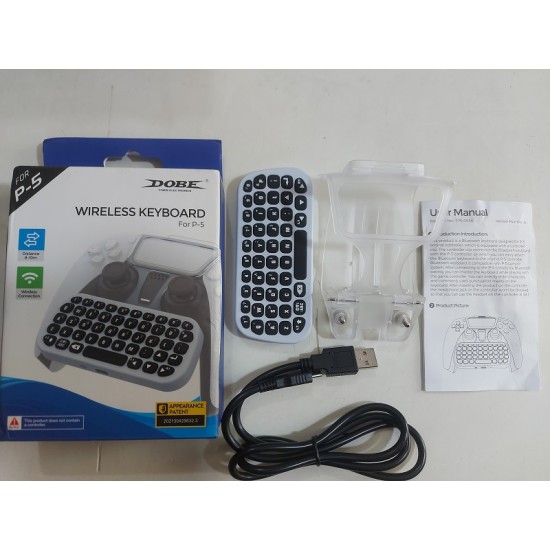 Dobe PS5 wireless Bluetooth keyboard Rechargeable With Case