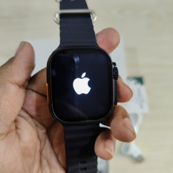 A.pple Watch 8 Ultra A2859 Smartwatch Clone With Apple Logo Strip