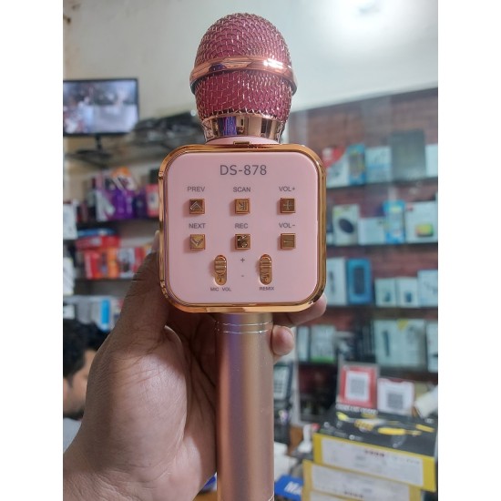 DS878 Karaoke Wireless Bluetooth Microphone