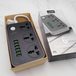 LDNIO 6 USB Multiplug Charging Ports 3.4A USB Charger 2500W