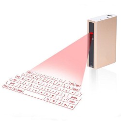 F3 Projection Bluetooth Keyboard 5200mAh Power Bank Option